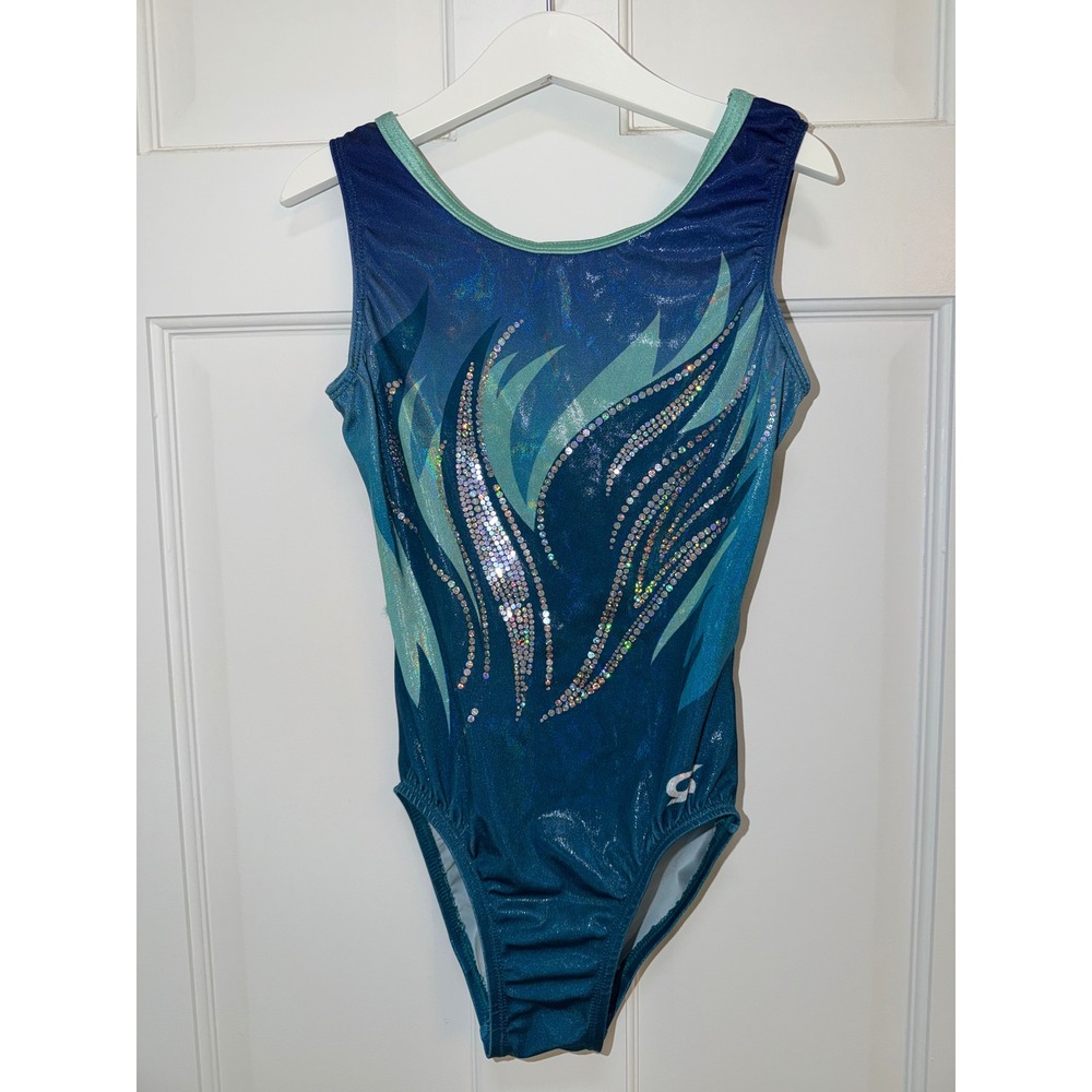 Dreamlight by GK Flaming Core gymnastics leotard Adult XS